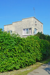 Old two-story residential building