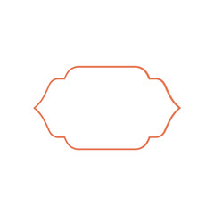 Oriental Arch Shaped Decorative Door or Window Frame in Islamic Style