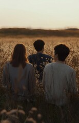 People Sitting on Green Grassy Field Surrounded by Trees in Park