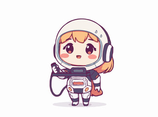 Hi-Tech Futuristic Interface in Abstract Vector Art