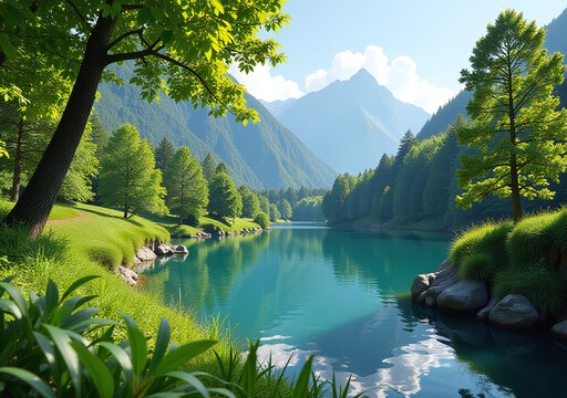 ideal gr&uuml;nes paradies ist ein unscharfes hintergrundbild f&uuml;r ihre