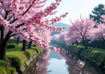japan experiences beautiful cherry blossoms spring season gentle rain showers bringing new
