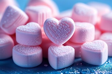 heart shaped candy