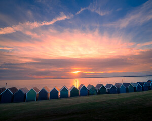 Sunset at Gurnard Beach, Isle of Wight