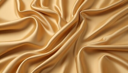 Gold colored fabric with a pattern