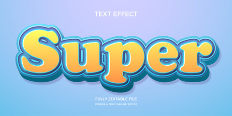 Super text effect 