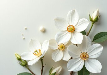 surreal white flowers create beautiful greeting cards anniversaries weddings mothers days womens special occasions high quality