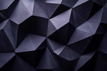 Fototapeta premium wall with a lot of triangles. The photo has a very abstract and modern feel to it