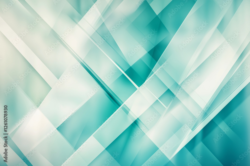 Poster blue and white abstract background with a lot of squares. the squares are of different sizes and are