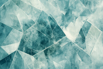Obraz premium blue and white abstract image with a lot of jagged lines. The image has a cold and icy feel to it