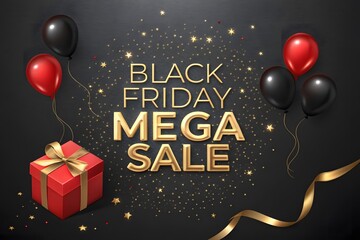 Black Friday Mega Sale Offer Promotion design 