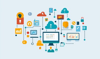 Digital network complex data visualization system