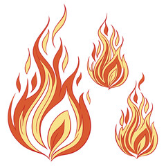 Fire Illustration 