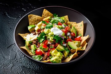 Vibrant Avocado Tomato Salad Tacos with Crunchy Tortillas