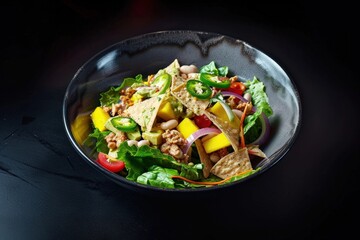 Vibrant Romaine Lettuce Salad with Sweet Onion and Avocado