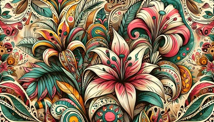 Fototapeta premium Jardines Cósmicos: Naturaleza Onírica