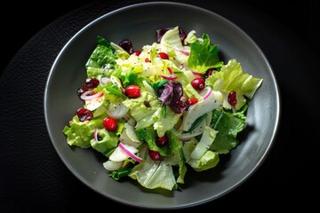 House-Made Red Wine Vinaigrette on Mixed Leaves