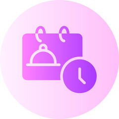 Booking gradient icon