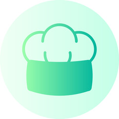 Chef Hat gradient icon