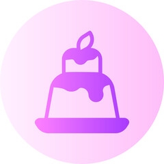 Dessert gradient icon