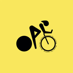 Vector illustration of bike cycling