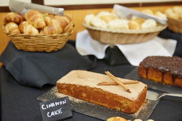 bread, butter and cake