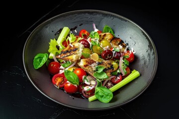 Savory Tomato Salad with Spicy Ginger Kick