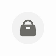 compact purse icon sign vector