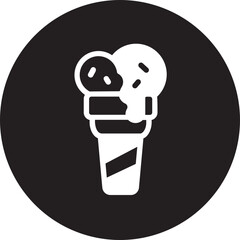 Ice Cream glyph icon
