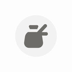 kettle tool icon sign vector