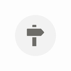 local navigation icon sign vector