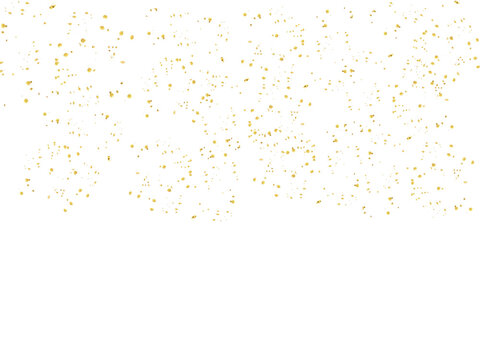golden dots isolated white background cutout