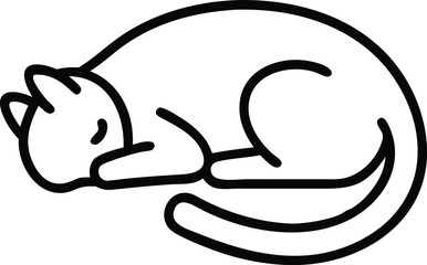 vector illustration of a cat