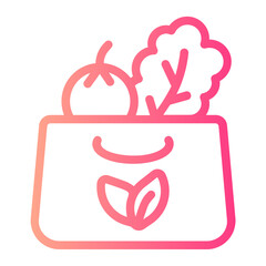 vegetable gradient icon