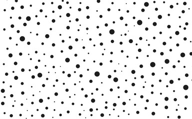 Random dots and circles form a stippled, speckled pattern with a dynamic, textured design. Perfect for abstract, modern, and artistic compositions.