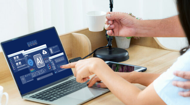 Generative AI virtual assistant tools for prompt engineer and user for ease of engage artificial intelligence AI technology help people to work with generative AI functions by prompting the AI brisk