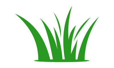 green grass nature logo