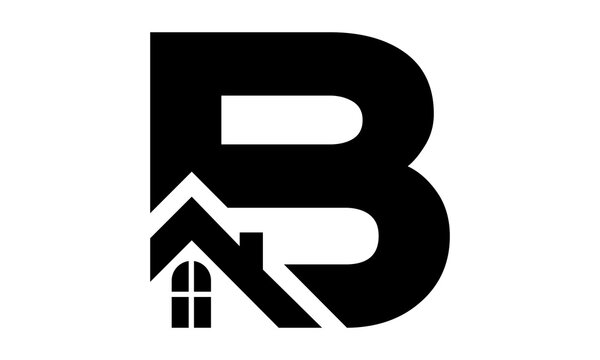 recommend clip art: letter B home building logo