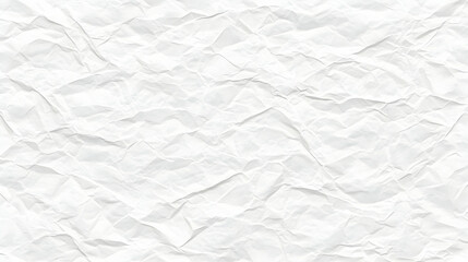 Obraz premium Crumpled white paper texture background