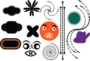 Abstract Vector Illustration Bundle - Unique Designs for Graphics, Patterns, and Icons