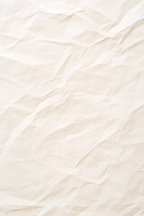 Obraz premium Crumpled Beige Paper Texture Background