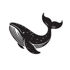 Sea Underwater Animal Vector silhouette free download 