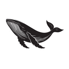 Sea Underwater Animal Vector silhouette free download 