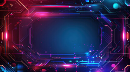 neon gaming background