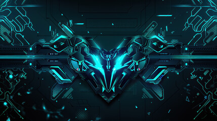 neon gaming background