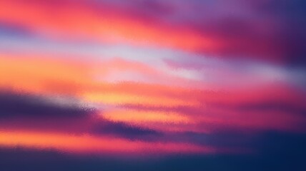 A breathtaking sunset sky with vibrant hues of pink, purple, and orange blending together, evoking a sense of tranquility and wonder.