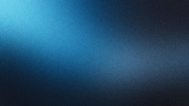 Fundo gradiente desfocado blured azul cinza preto. Capa para poster, cartaz, apresenta&ccedil;&atilde;o de produto. Banner para website. Fundo de tela, prote&ccedil;&atilde;o de tela. Fundo texturizado com efeito ru&iacute;do