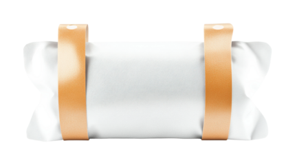 Packaging innovation modern pillow box design isolated on transparent background