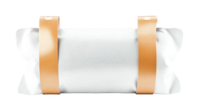 Packaging innovation modern pillow box design isolated on transparent background