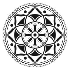 vector pattern of repeating geometric shapes